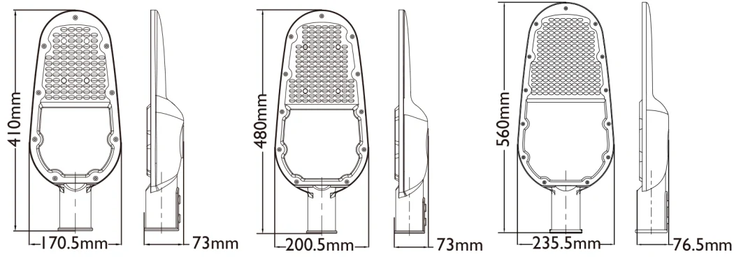 High Brightness ENEC CE Certification Square Park Road Lighting 150W LED Urban Street Light